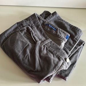 Talbots grey velvet pants